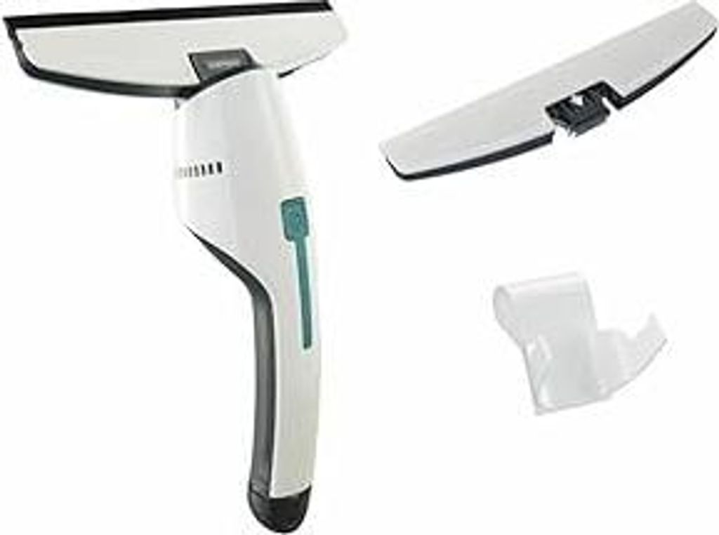 Leifheit Fenstersauger Nemo inkl. Wandhalterung und Baddüse, Badsauger mit wasserdichtem Gehäuse für die Dusche, verwendbar bis zu 45 min, handl...