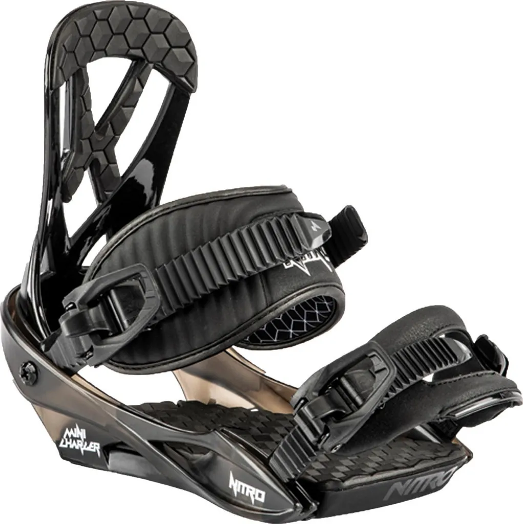 Nitro Micro Charger Fixation Snowboard Noir Enfant Réglable XS (29-34.5)