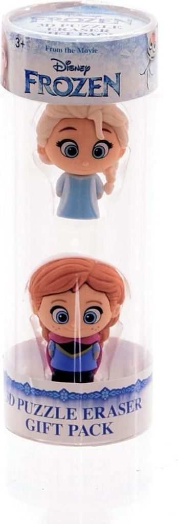 Sambro - Disney Frozen - 3D Puzzle Radiergummi Figuren Sammelfiguren Figur Elsa Anna Eiskönigin