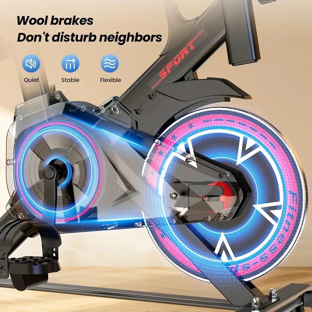 Vélo d'appartement compact sans écran pour entraînement simple - 4