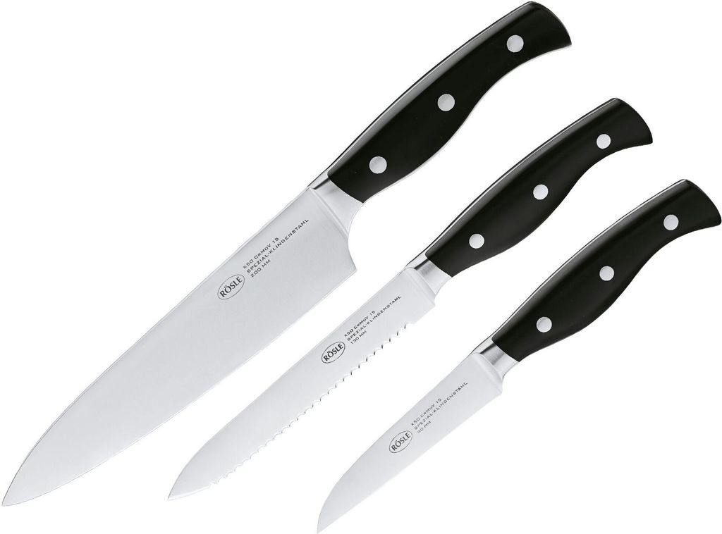 Rösle MesserSet PURA 3-tlg. Pura 130077 Produktbild 