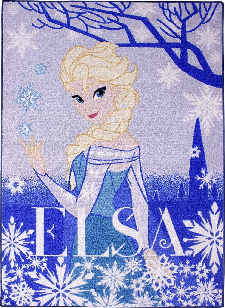 Frozen Spielteppich Elsa 95cm x 135cm, 1Stück Produktbild 