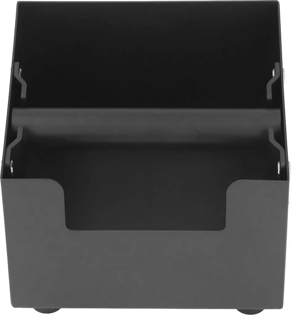 Boîte à marc de café tiroir inox noir pour machine expresso carrée