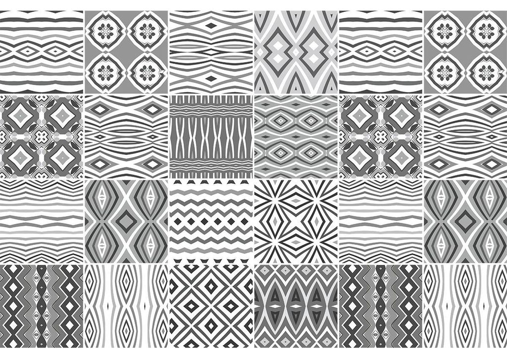 Selbstklebende Fliesenaufkleber für Küche und Bad – 24 Zementfliesenaufkleber im Azulejos-Rodrigues-Stil – 24 Aufkleber, 20 x 20 cm