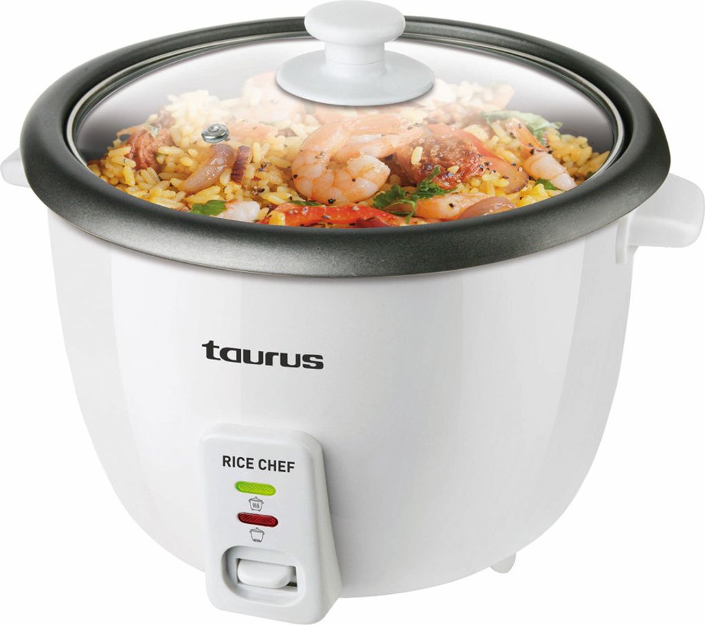 Taurus Reiskocher Rice Chef 700W 1,8 Liter Weiß