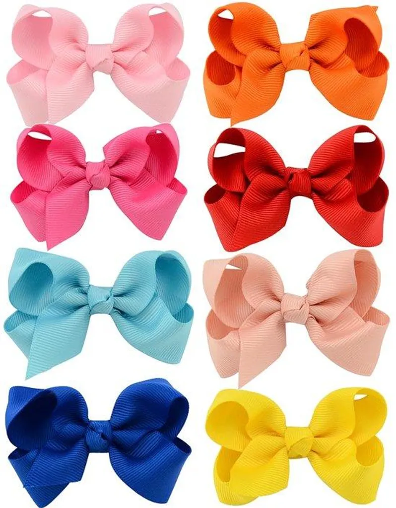 Barrettes à cheveux pour filles : Lot de 8 mini pinces tressées école