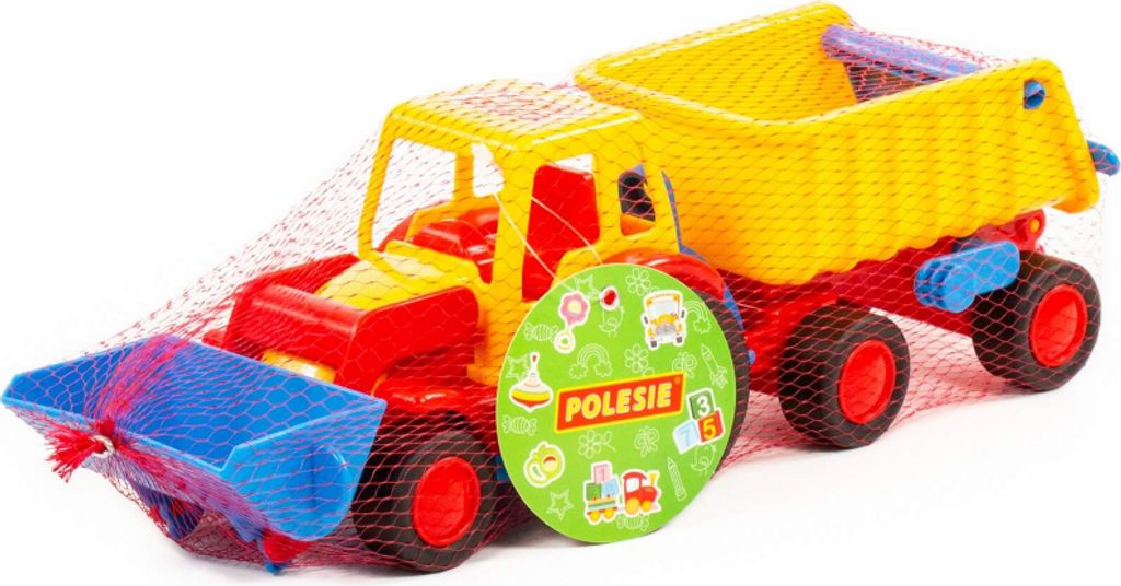 Traktorový nakladač Wader-Polesie 9623 s prívesom v mriežke Obrázok produktu 3