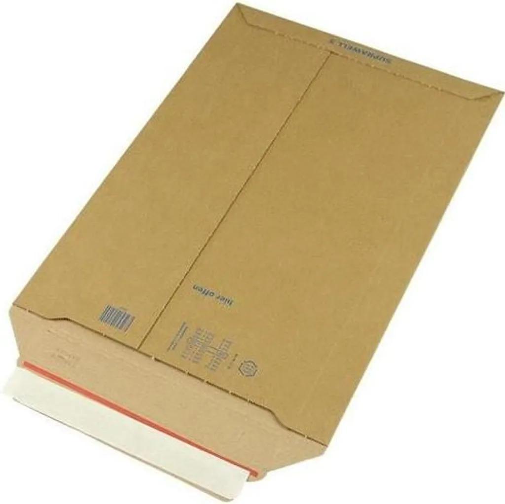 Pochette d'expédition Suprawell B4 270x390mm en carton ondulé brun SK