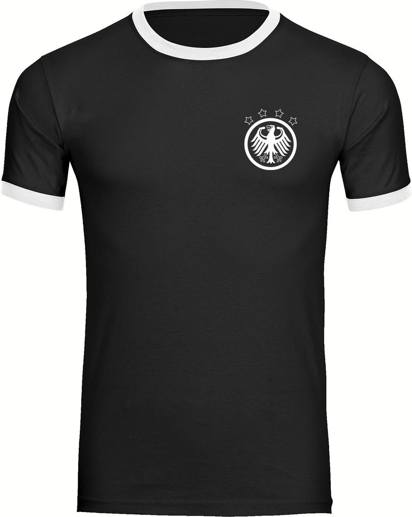 multifanshop Kontrast T-Shirt - Deutschland - Adler Retro, Produktbild 