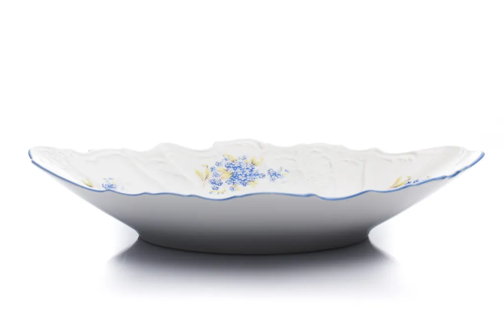Corbeille à pain Thun 1794 Bernadotte en porcelaine tchèque de 34 cm
