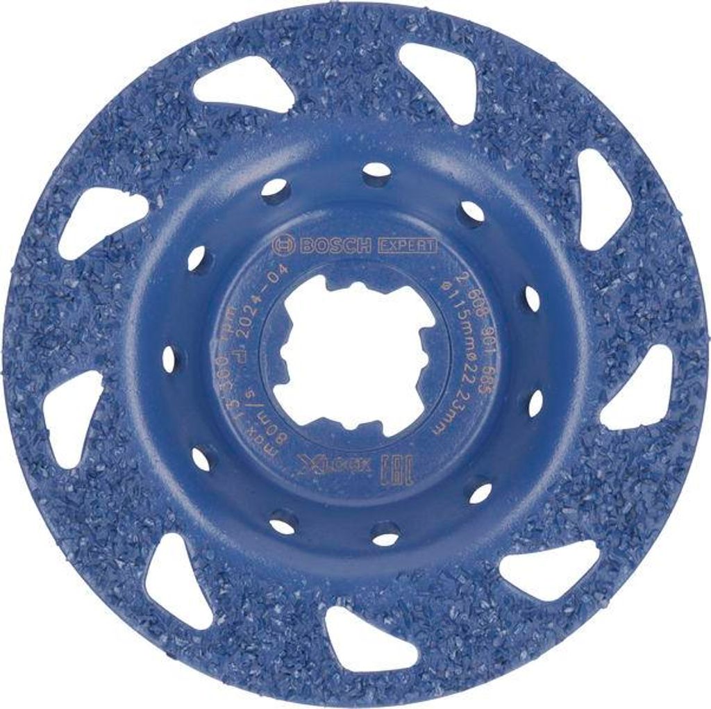 EXPERT Multi Material Carbide-Topfscheibe med., flach, X-LOCK, 115 mm, 22,23 mm