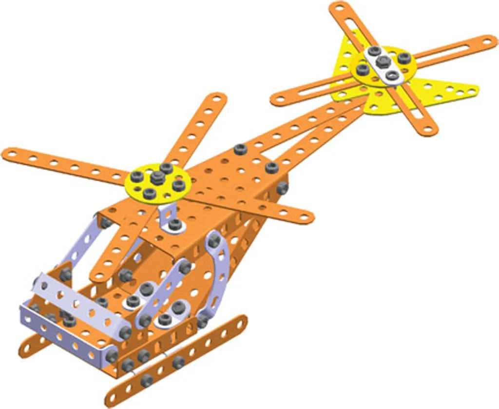 Merkur Kitty Hawk 900 pièces : Jeu de construction 100 modèles divers