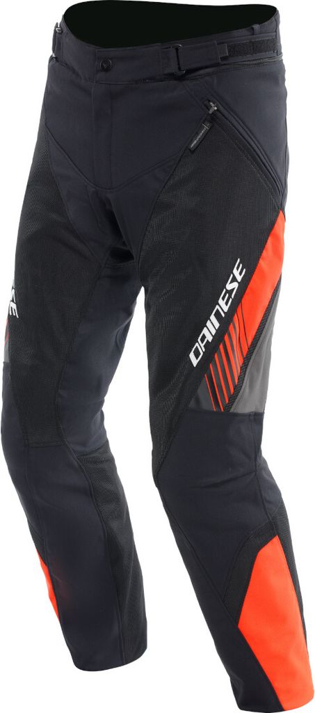 Dainese Drake 2 Air Absoluteshell Motorrad Textilhose, schwarz/rot, 50