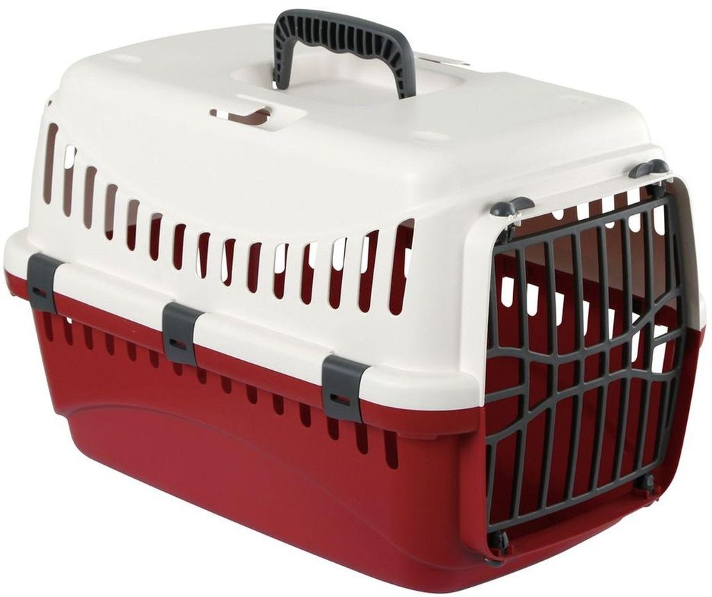 KERBL Transportkäfig Expedion 1 Creme/Burgund 10 kg Produktbild 