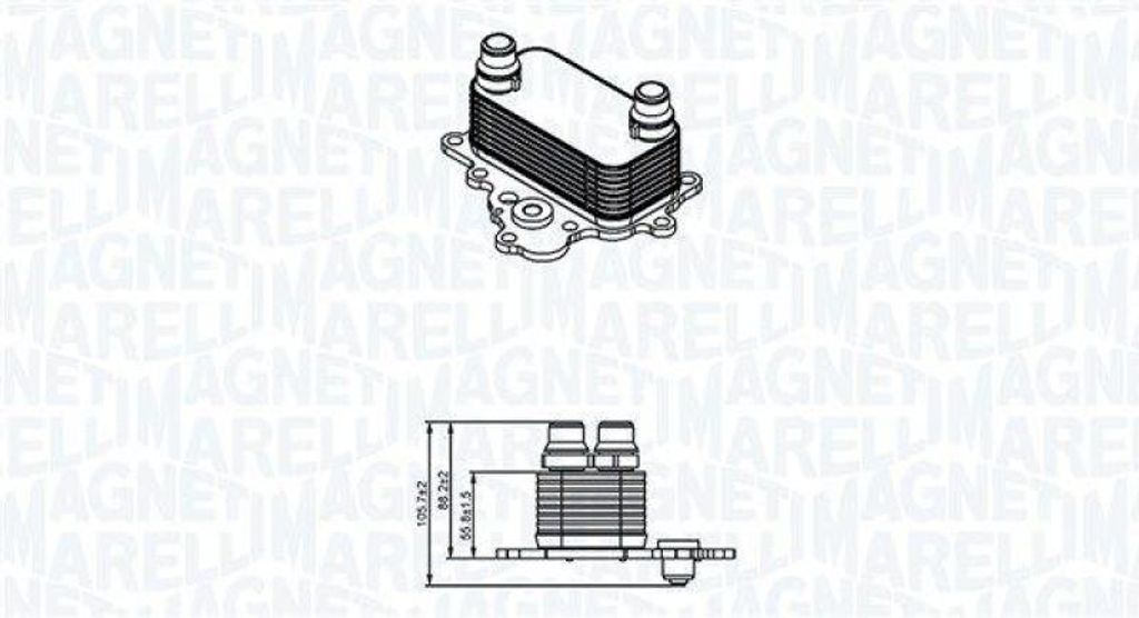 MAGNETI MARELLI Ölkühler, Motoröl 350300004700
