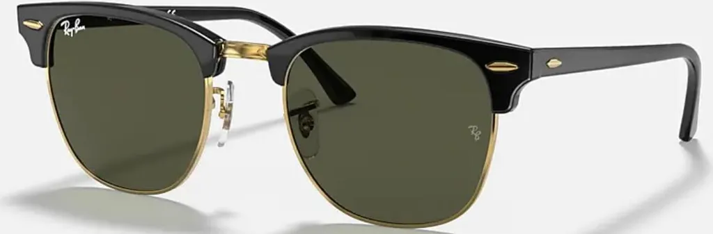 Ray-Ban RB3016 W0365 Clubmaster Classic Nero Oro - Offerta Online
