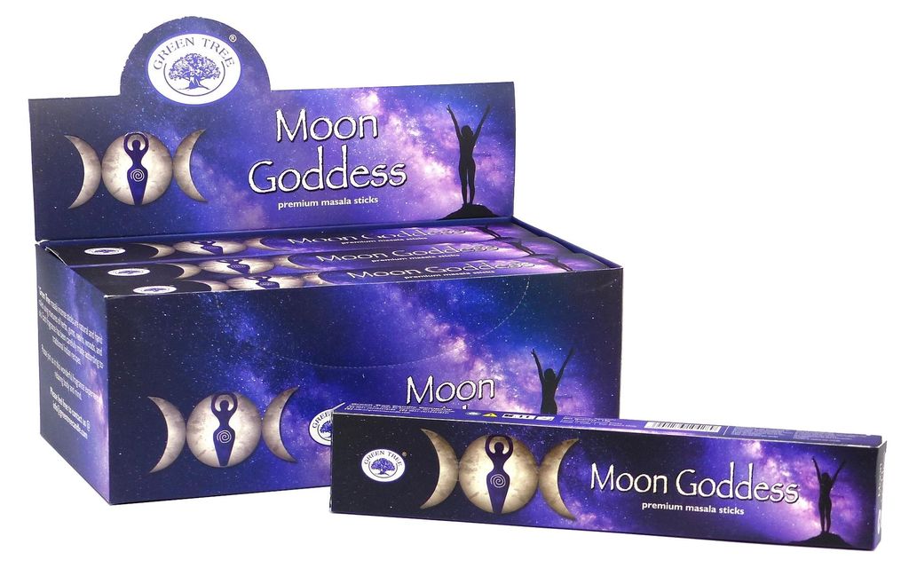 Räucherstäbchen Green Tree "Moon Goddess" 15gr. Produktbild 