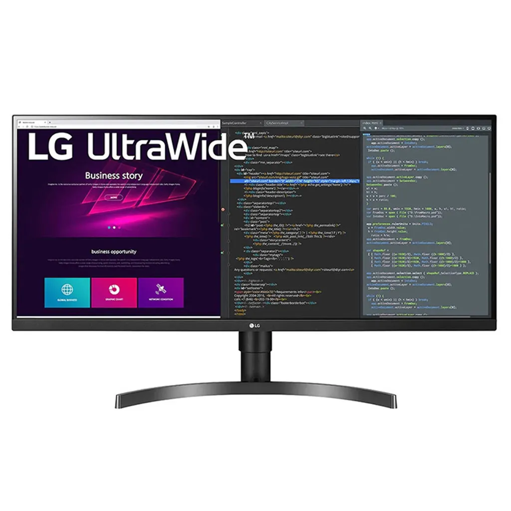 Écran PC UltraWide LG 34WN750-B 34" QHD pour le télétravail efficace
