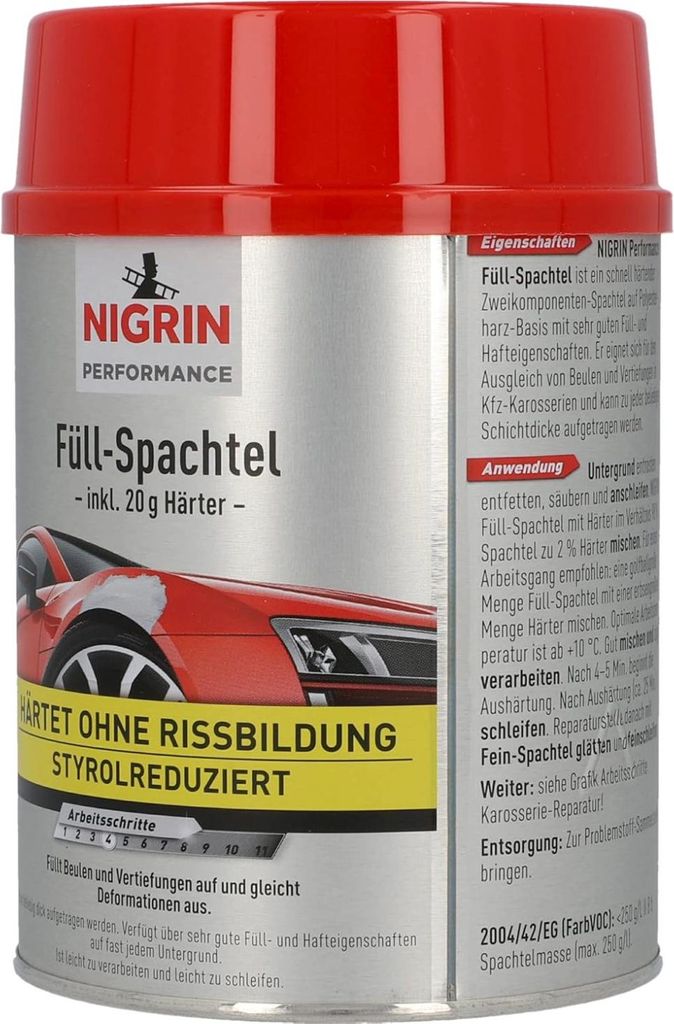 Nigrin Performance Fein-Spachtel 250 G Kaufen Bei