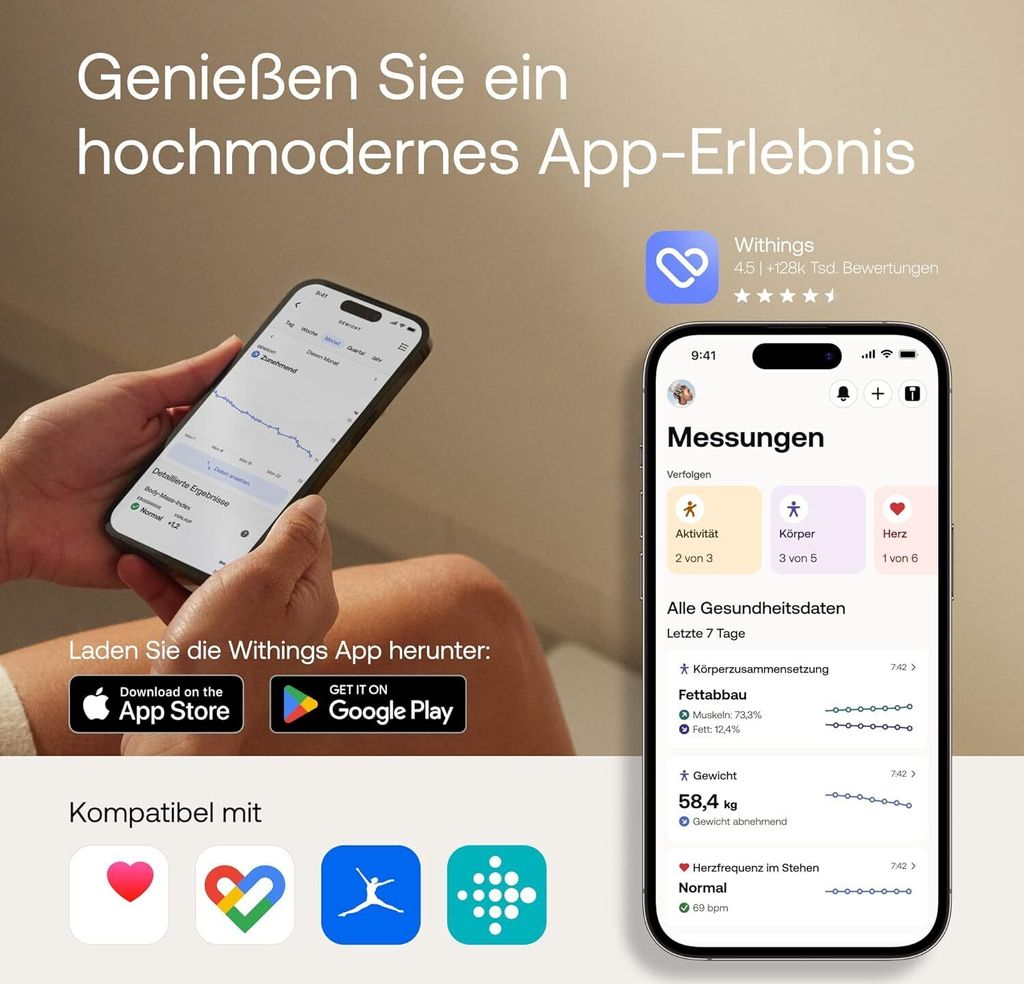 Withings Body Smart Körperanalysewaage, umfangreiche Produktbild 18