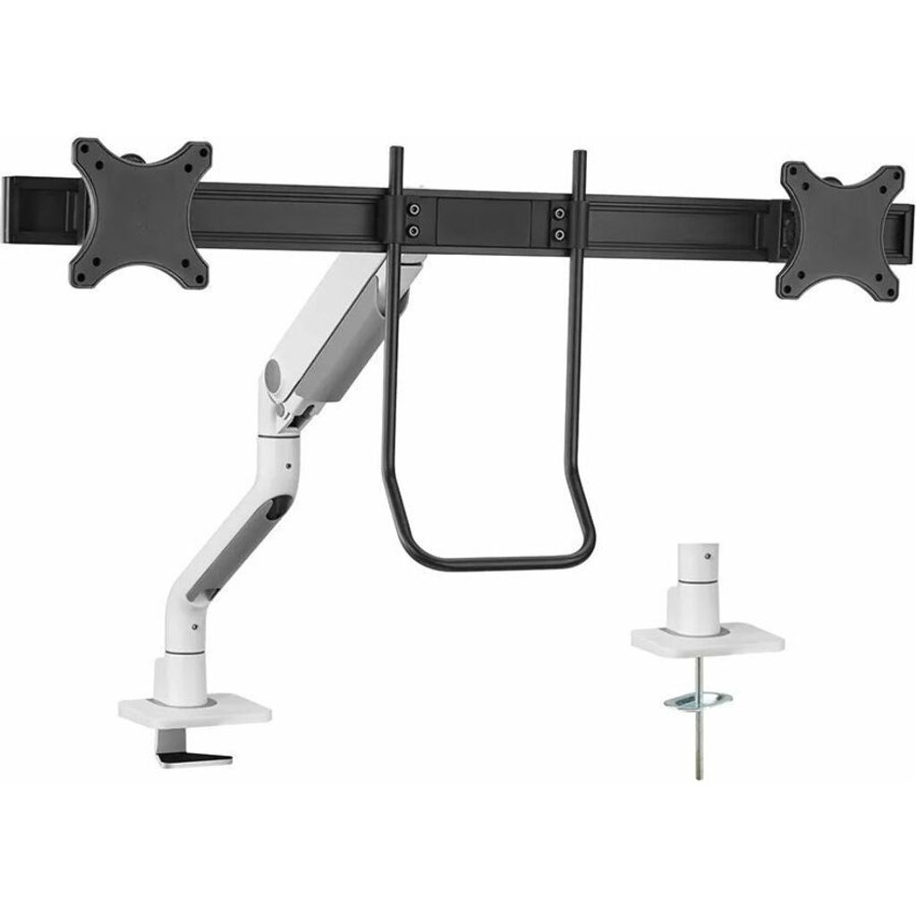 Neomounts Select Desk Mount, double display crossbar (topfix clamp &grommet)