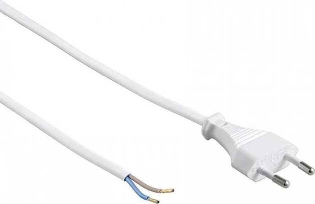 Beleuchtungonline - Netzkabel 2m 220V + Euro Stecker - EU -