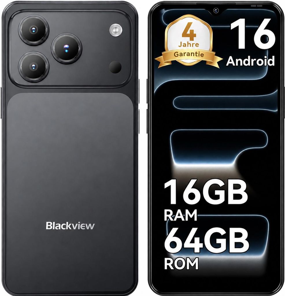 Blackview WAVE 7C smartphone, zonder abonnement, 6,56 inch, Productafbeelding  AI-gegenereerde afbeelding