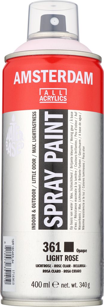 Amsterdam Sprühfarbe Spraydose hochpigmentiert 400 ml Hellrosa 361