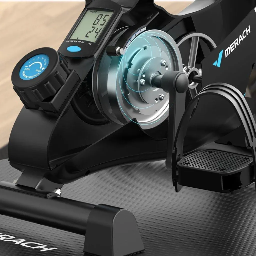 MERACH S04B1 Mini vélo d'exercice compact avec résistance ajustable - 11