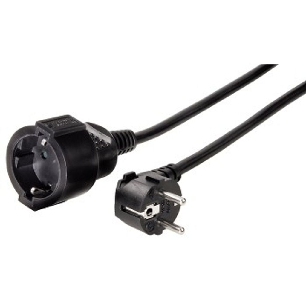 Hama 00047869, 3 m, tipo F, nero, 1 presa CA, nero, 200 mm Immagine del prodotto 