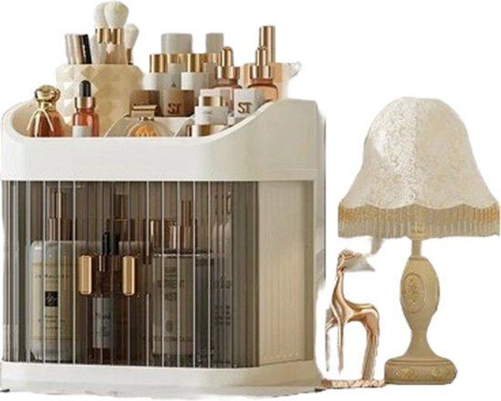 Make-up Organizer - Schminkkoffer - Sieraden - Weiss - 24x23.5x15.5CM
