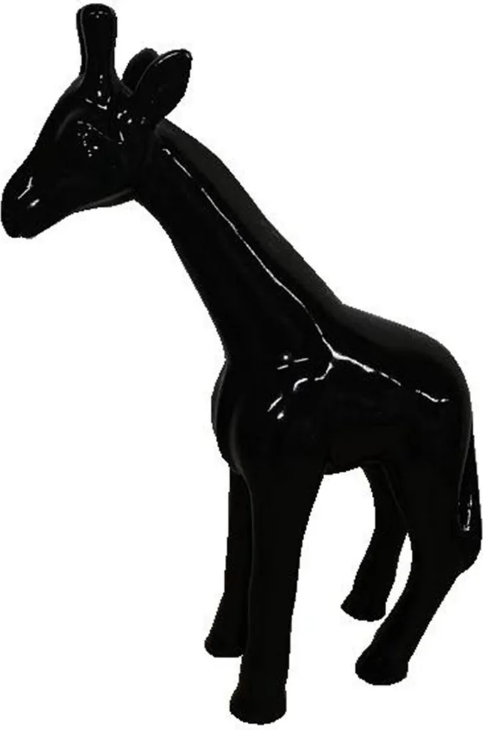 Statue Girafe Jardin Résistante Intempéries pour Décor Extérieur Durable