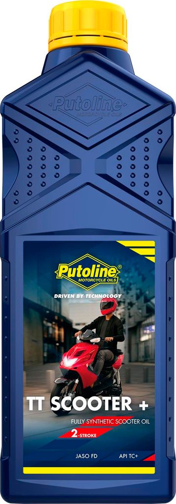 Putoline Motoröl TT Scooter+ 2T 1 Liter Flasche / API TC+, JASO FD, ISO-L-EGD,TISI vollsynthetisch