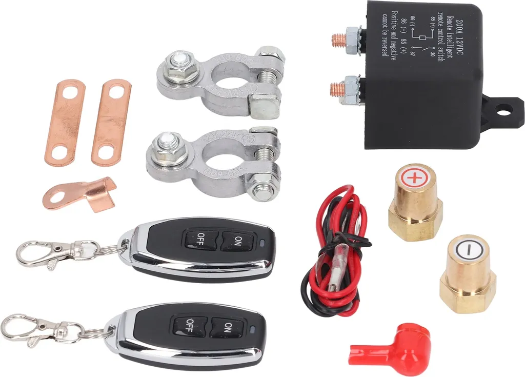 Interrupteur de coupure d'alimentation batterie avec commande à distance