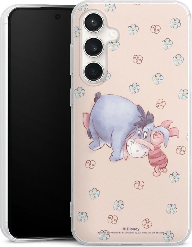 DeinDesign Handyhülle für Samsung Galaxy S23 FE Silikon Hülle Case Smartphone Schutzhülle Disney Esel Winnie Puuh Ferkel