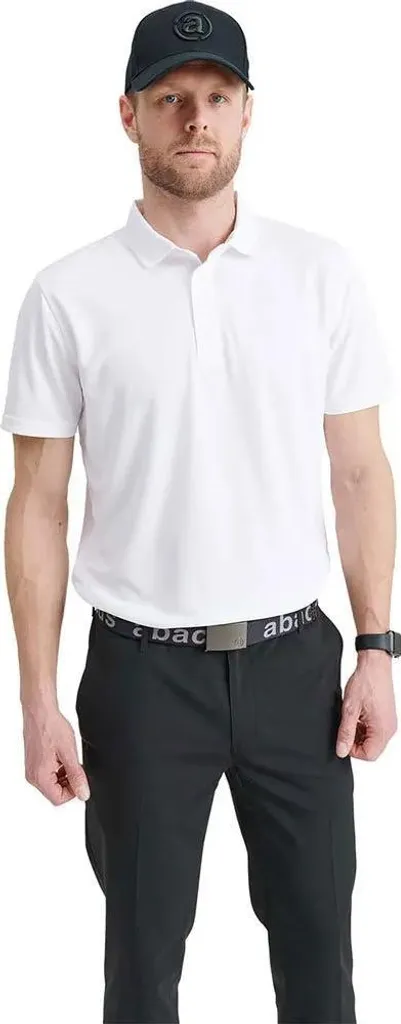 Polo Technique Abacus Cray Blanc Taille M stretch et séchage rapide - 4