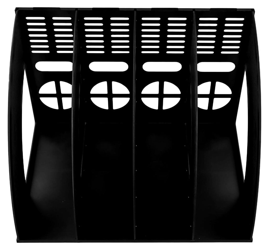 Schreibtisch-Ordner, A4 Ordner Organizer, Stehordner, 4 Fächer, Zeitschriftenhalter aus Kunststoff, File Organizer Regal für Dokumente, Aufbewahrung
