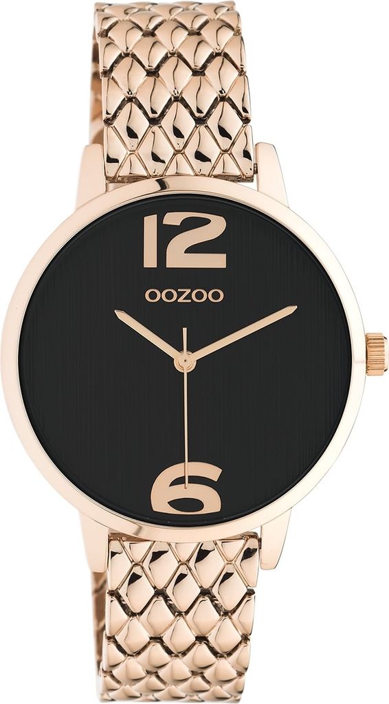 Oozoo Armbanduhr rosegold Edelstahl Timepieces Damen Analog-Quarzuhr UOC11024