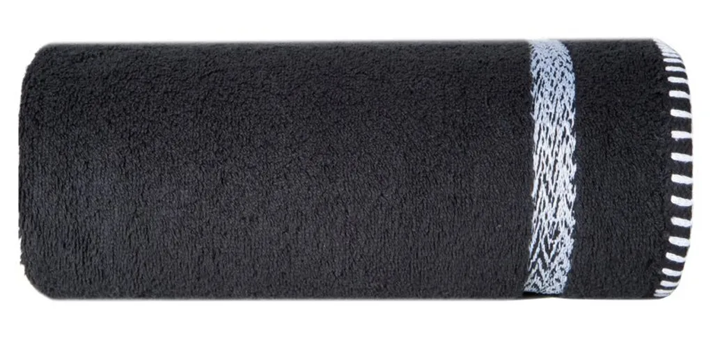 Asciugamano Spa Viera Eurofirany 50x90 Nero | 500g Cotone Organico