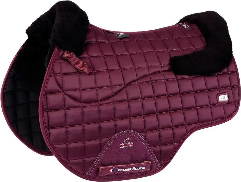 Tapis Atlantis Satin Laine : Éviter les Frottements de Selle Jump Purple Full