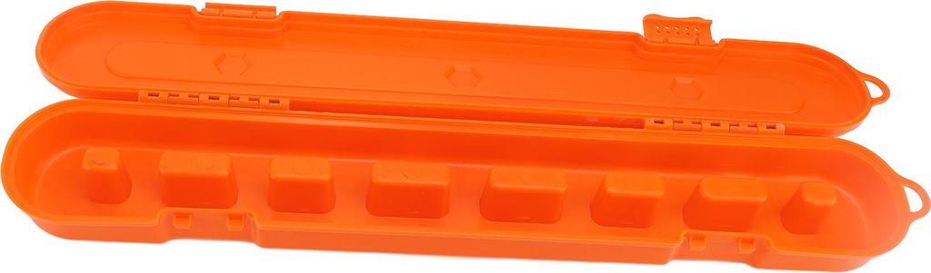 Kettensäge Kette Storage Box große Kapazität Kunststoff-Organisator elektrische Säge Kette Tragetasche Orange