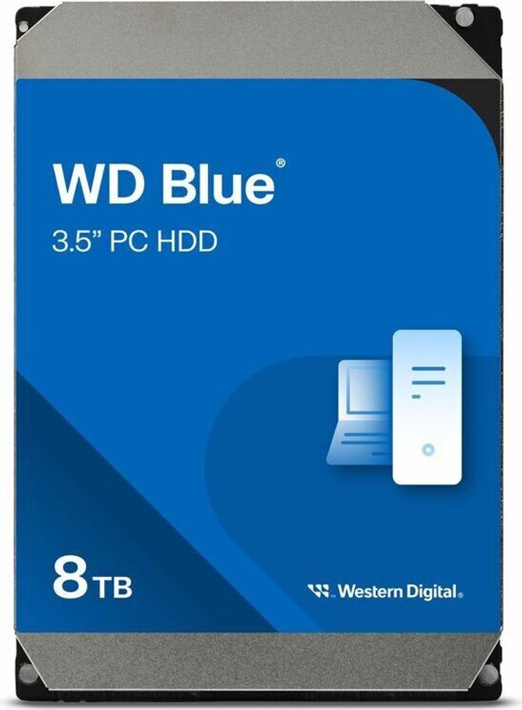 WD Blue WD80EAAZ - Festplatte - 8 TB - intern - 3.5" (8.9 cm)