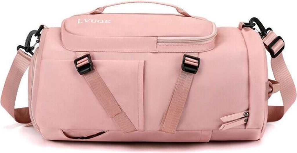 30L Reisetasche, Sporttasche, Tragetasche, Umhängetasche, 2-in-1 Rucksack, Schuhfach