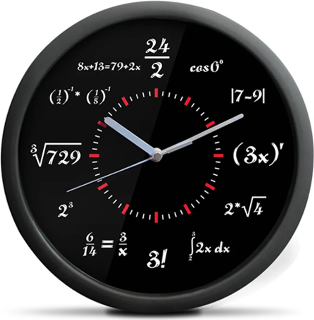 Idee Regalo Matematica Orologio da Muro Laurea Informatica Nerd