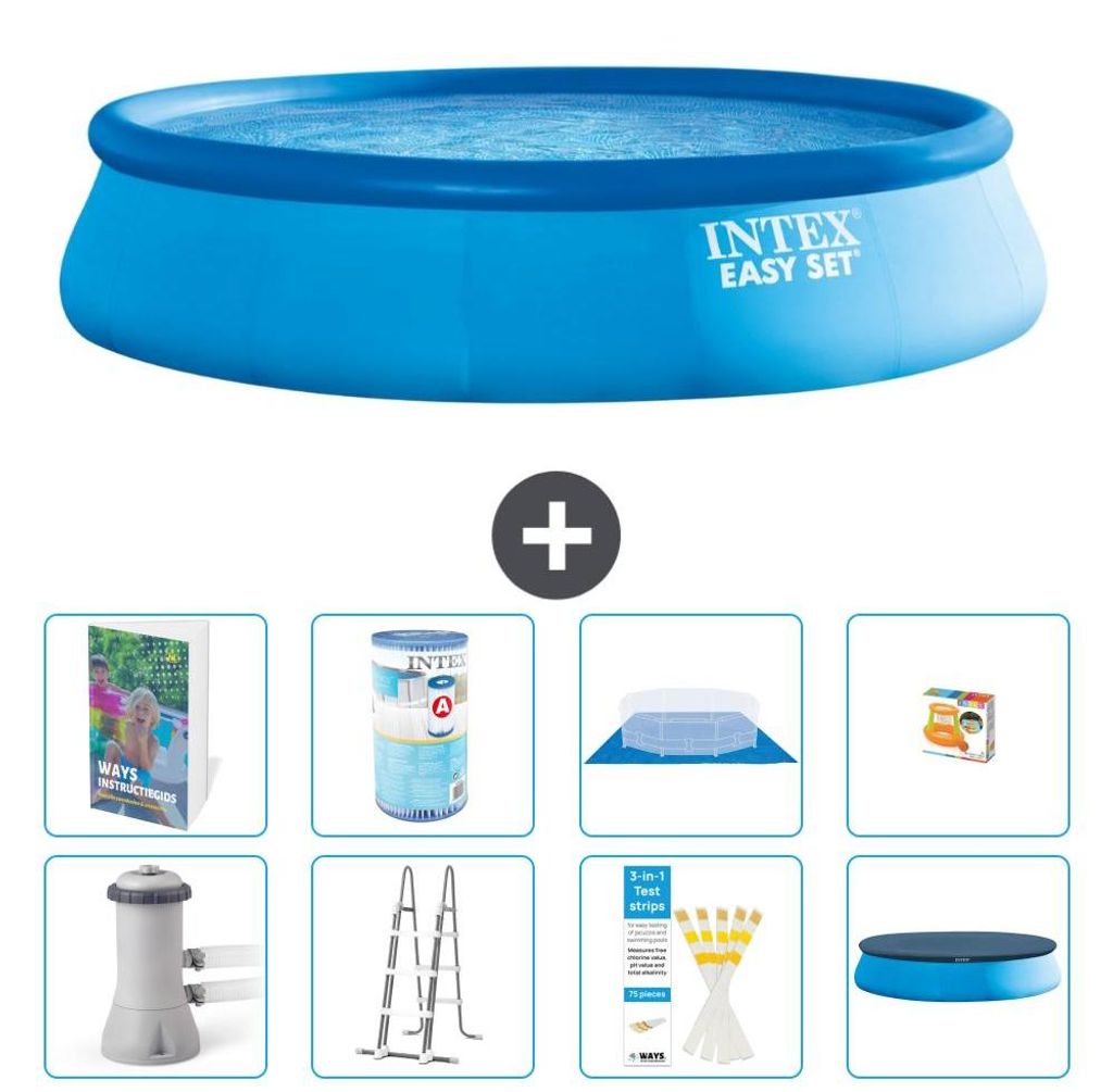 Easy Set Pool Rund - 457x107 cm - 9-teilig S541
