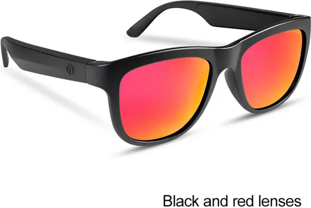Smart Glasses Headset Kabellose Bluetooth-Sonnenbrille Outdoor Sport Musikanruf rot