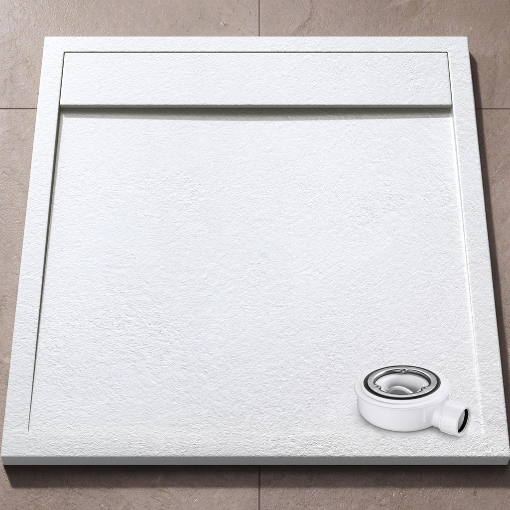 doporro Duschtasse Duschwanne 90x100x3cm aus Mineralguss in Produktbild 