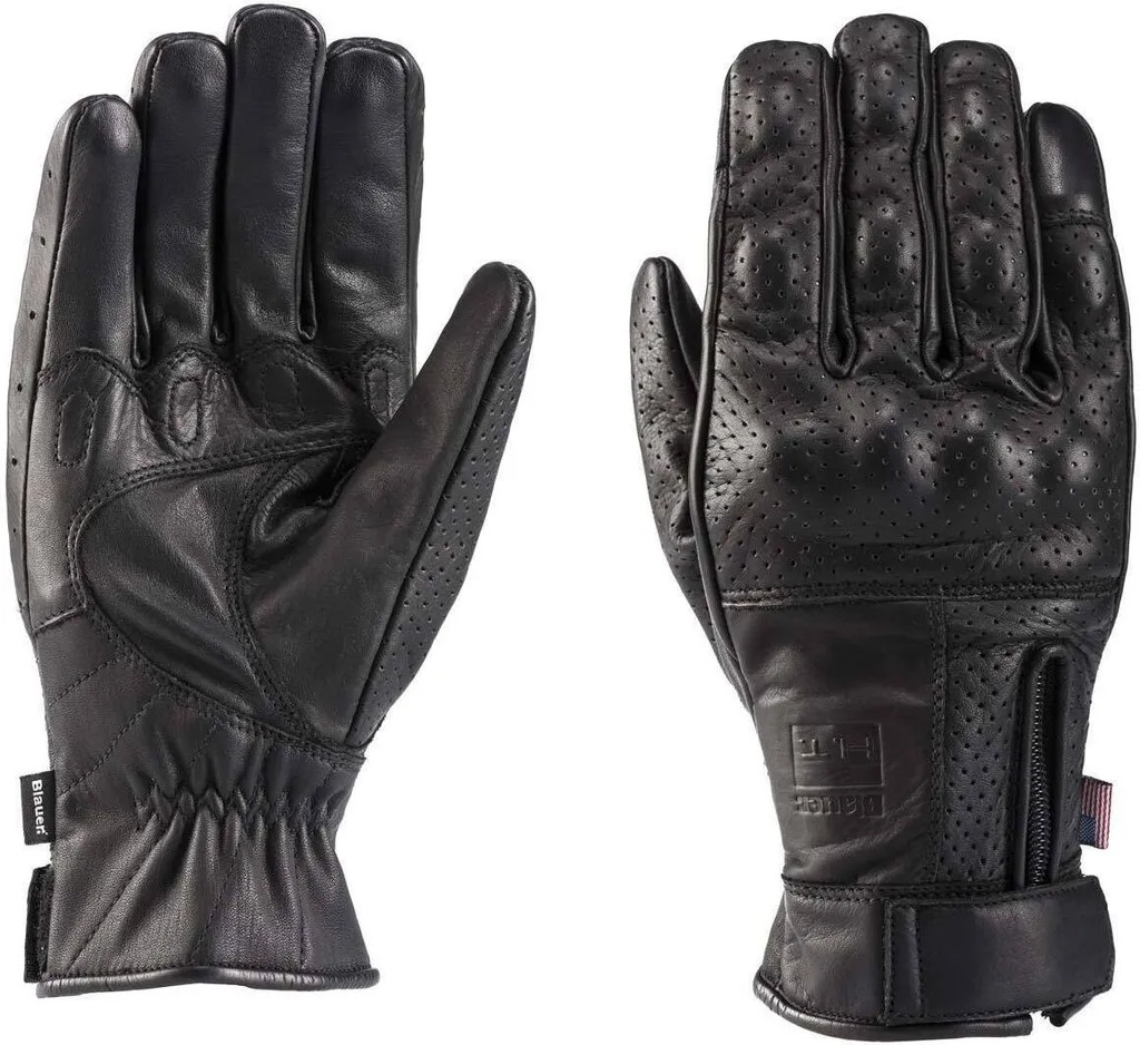 Gants de moto Blauer Combo noir en taille M protection homologuée CE