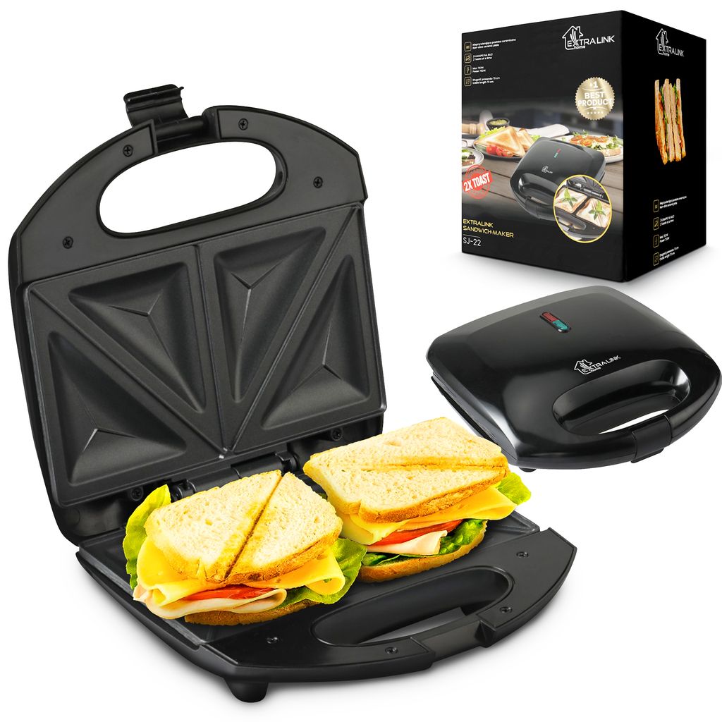 Extralink Smart Life Sandwichmaker SJ-22, Kontaktgrill, 750 Produktbild 