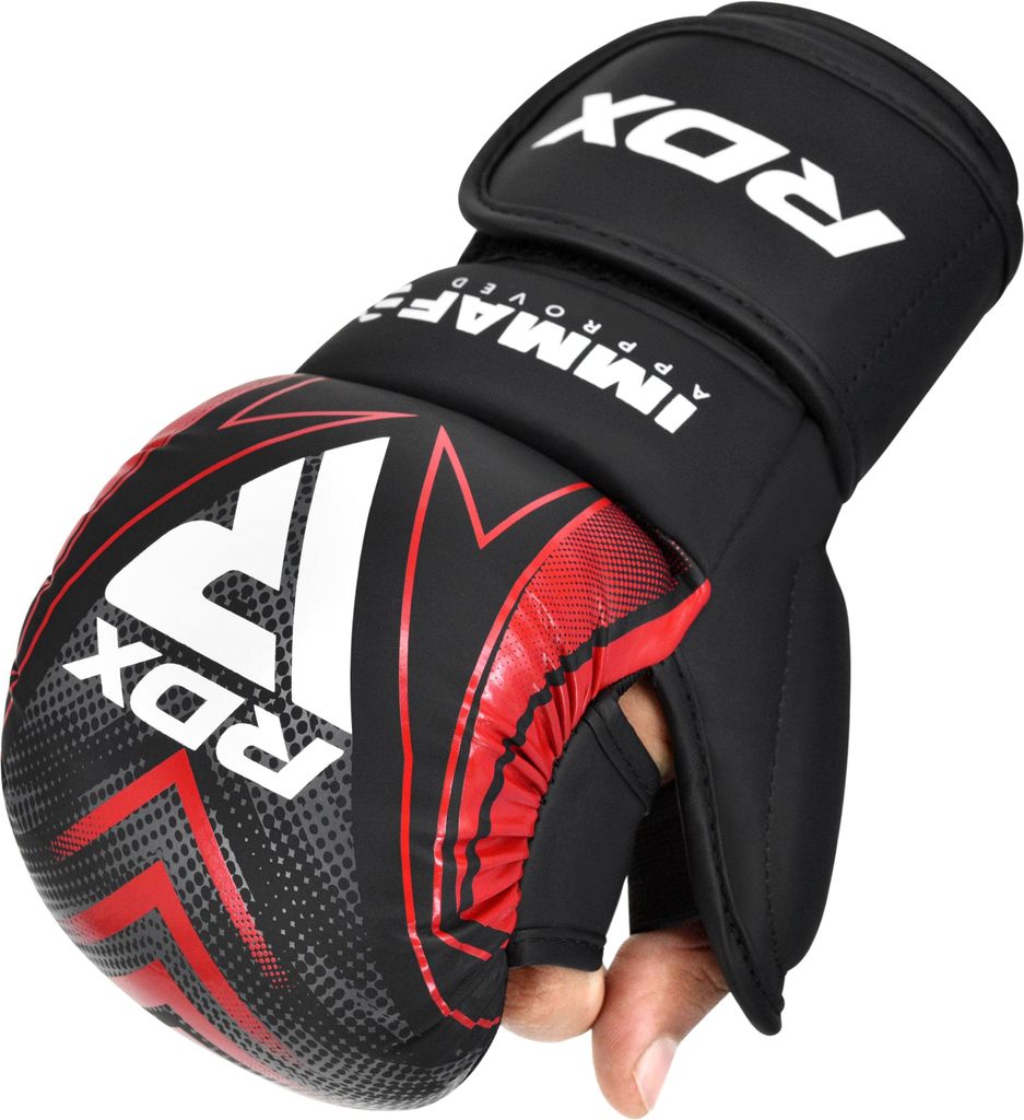 RDX Sports IMMAF Shooter Grappling Gloves MMA - Rot - XXXL
